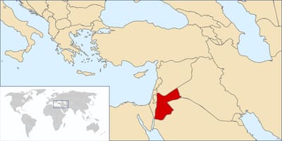 اردن میں دنیا کے نقشے