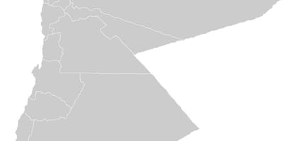 خالی نقشہ اردن کے