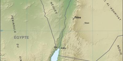 نقشہ اردن کے دکھا پیٹرا